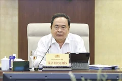 National Assembly Chairman Tran Thanh Man delivers a speech at the NA Standing Committee's meeting on June 24. (Photo: VNA)