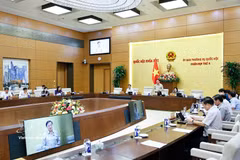 National Assembly Vice Chairman Nguyen Khac Dinh addresses the fourth session of the National Assembly (NA) Standing Committee on July 17, 2026. (Photo: VNA)