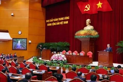 At the closing ceremony of the 13th Party Central Committee's 12th plenum (Photo: VNA)