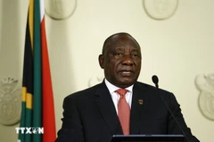 President of South Africa Matamela Cyril Ramaphosa. (Photo: AFP/VNA)
