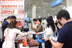 Vietnamese coffee showcase at Coffee Expo Seoul 2026. (Photo: VNA)
