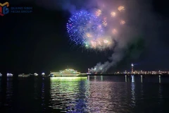 Evening fireworks displays add to the beauty and charm of Quang Ninh, enhancing its appeal to tourists. (Photo: baoquangninh.vn)