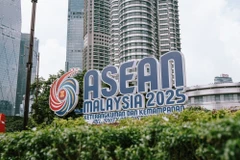 The official ASEAN Malaysia 2025 logo, featuring the theme “Inclusivity and Sustainability”, is displayed in Kuala Lumpur. (Photo: www.malaymail.com)