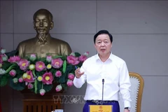 Deputy Prime Minister Tran Hong Ha chairs a meeting of the National Steering Committee for Illegal, Unreported and Unregulated (IUU) Fishing Prevention and Control in Hanoi on August 1, 2025. (Photo: VNA)