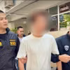 The suspect arrested in the crackdown. (Photo:nationthailand.com)