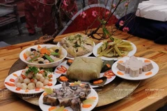 Traditional dishes of northern Vietnamese Tet feast