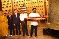 Sri Lankan President visits Bai Dinh Pagoda