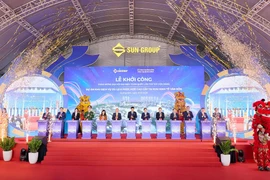 Sun Group breaks ground on the high-end integrated casino tourism services complex at Van Don Economic Zone, Quang Ninh province, on December 19, 2025. (Photo: Sun Group)
