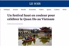 The Lim Festival is featured on Belgium's Le Soir. (Photo: VNA)