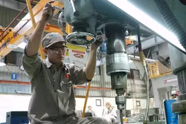 Processed industrial products account for 88.4% of the export turnover in Q1. (Photo: VietnamPlus)