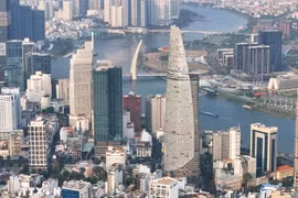 The Bitexco Financial Centre, also known as the Bitexco Tower, is one of the iconic landmarks of Ho Chi Minh City. (Photo: VNA)