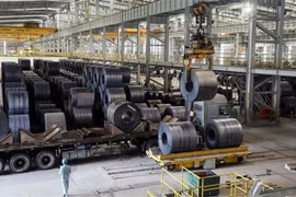Hoa Phat is currently the leading steel producer in Vietnam, offering a wide range of diverse products. (Photo: VNA) 
