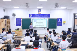 “Google Digital Classroom”, a space that inspires passion and builds core digital skills for students. (Photo: VNA)
