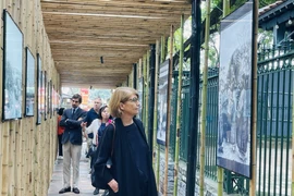 Visitors at the exhibition. (Photo: VNA)