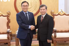 Chief Justice of the Supreme People’s Court Le Minh Tri hosted a reception for RoK Ambassador to Vietnam Choi Young-sam on March 4. (Photo: VNA)