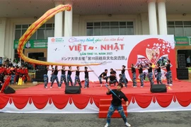 The Vietnam – Japan Cultural Exchange 2025 is hosted by Dong A University in Da Nang city. (Photo: VNA)