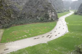 The Tam Coc – Bich Dong scenic complex in Ninh Binh province (Photo: VNA)