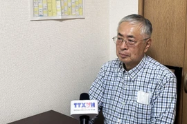 Professor Kurihara Hirohide from the Tokyo University of Foreign Studies (Photo: VNA)