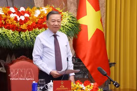 Party General Secretary and State President To Lam on June 16, 2026 meets with 101 outstanding journalists who win National Press Awards over the years, held ahead of the 101st anniversary of Vietnam Revolutionary Press Day (June 21, 1925–2026). (Photo: VNA)