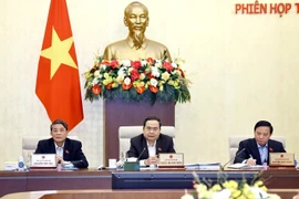 National Assembly Chairman Tran Thanh Man addresses the NA Standing Committee's 42nd session. (Photo: VNA)