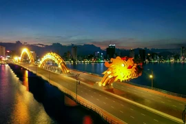 Dragon Bridge, Da Nang city. (Photo: VNA)