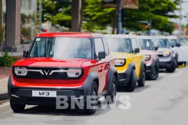The VF3 remained VinFast’s best-selling model in October 2025. (Photo: VNA)