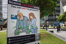 In 2024, scam victims in Singapore lost $1.1 billion, a record high in a single year. (Photo: www.straitstimes.com)
