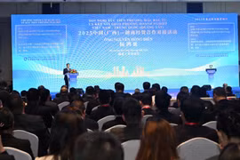 An overview of the Vietnam–China (Guangxi) Trade, Investment Promotion, and Business Connection Conference. (Photo: VNA)