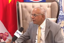 Indian General P.K. Chakravorty (Photo: VNA)