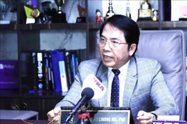 Dr. Heng LiHong, Standing Member of the Business Association of Overseas Vietnamese (BAOOV) and Vice President cum Secretary General of the Vietnam-Cambodia Business Association (VCBA). (Photo: VNA)