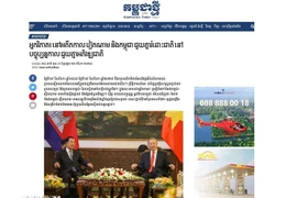 Cambodian daily Kampuchea Thmey runs an analysis underscoring the significance of Vietnam’s August Revolution and National Day, commending the traditional friendship and solidarity between Vietnam and Cambodia. (Photo: VNA)