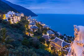 James Pham retreats into nature at InterContinental Danang Sun Peninsula Resort. (Photo: Sun Group)