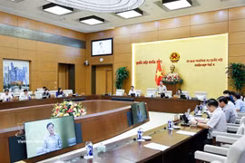 National Assembly Vice Chairman Nguyen Khac Dinh addresses the fourth session of the National Assembly (NA) Standing Committee on July 17, 2026. (Photo: VNA)