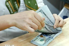 The daily reference exchange rate for the US dollar is set at 24,395 VND/USD on February 5. (Photo: VNA)