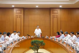 Party General Secretary and State President To Lam chairs a working session on May 19, 2026 with the Government's Party Committee and relevant ministries and agencies on the implementation of Directive No. 34-CT/TW dated May 24, 2024 issued by the Party Central Committee’s Secretariat on strengthening the Party’s leadership over social housing development in the new context. (Photo: VNA)