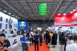 The Secutech Vietnam 2025 exhibition held at the Saigon Exhibition and Convention Centre from August 14-16. (Photo: anninhthudo.vn)