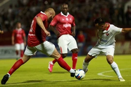 The Manchester Reds takes a 4-2 win over the Vietnam All-Stars in a friendly match, June 27, 2025. (Photo: VNA)