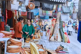 A store on Hang Chieu street, Hanoi. (Photo: VNA)