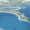 Perspective view of the Can Gio coastal urban area project. (Photo courtesy of HCM City People's Committee)
