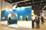 At the Vietnam Airlines booth (Photo: VNA)