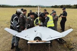 Unmanned assassin: Air force officers test a 'Kamikaze' UAV made to boost their combat readiness. Royal Thai Air Force (Photo: Bangkokpost)