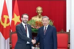 Party General Secretary To Lam receives British Ambassador to Vietnam Iain Frew in Hanoi on October 17. (Photo: VNA)