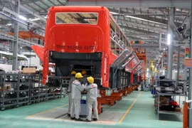 Coaches are manufactured at a plant of Kim Long Motor Hue JSC in the central province of Thua Thien-Hue. (Photo: VNA)