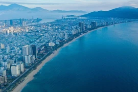 A view of My Khe beach in Da Nang city (Photo: VNA)