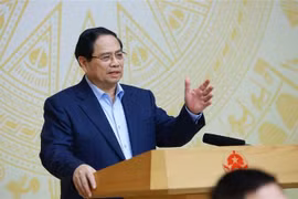 Prime Minister Pham Minh Chinh addresses the meeting. (Photo: VNA)