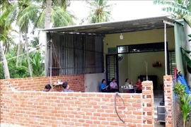 A house is built with State support in Hoai Nhon town, the central province of Binh Dinh (Photo: VNA)