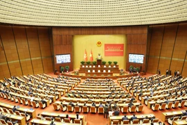 A view of the national conference disseminating and implementing the Resolution of 14th National Party Congress in Hanoi on February 7, 2026 (Photo: VNA)