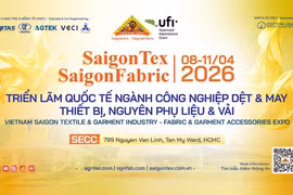 The SaigonTex – SaigonFabric 2026 is scheduled to take place from April 8 to 11. (Photo: Organising board)