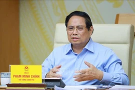 Prime Minister Pham Minh Chinh speaks at a conference on removing obstacles in conformity and standardisation of products and goods in Hanoi on October 18, 2025. (Photo: VNA)