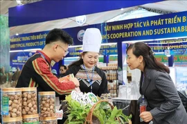 A view of the 25th Vietnam–China International Trade Fair in Lao Cai province (Photo: VNA_)